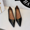 French Work Comfortable All Match Office Work Pointed High Heels Women Stiletto Heel Non Wear Feet Classy Shoes