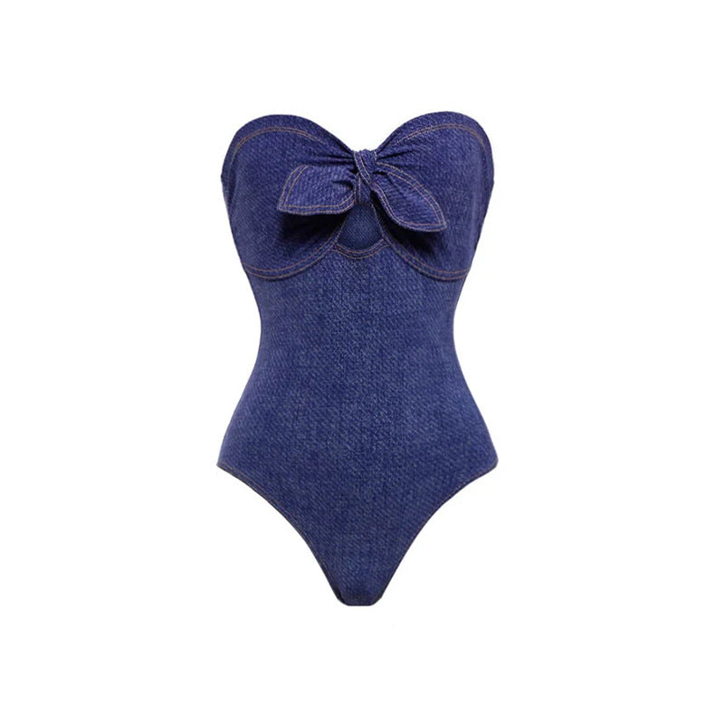 Bella Mia One Piece Swimsuit Women Beach Vacation Skirt Swimsuit — alternate view