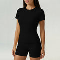Yoga Clothes Women Two Piece Sets Spring T shirt Shorts Quick Dry Casual Women Sports Yoga Two Piece Sets