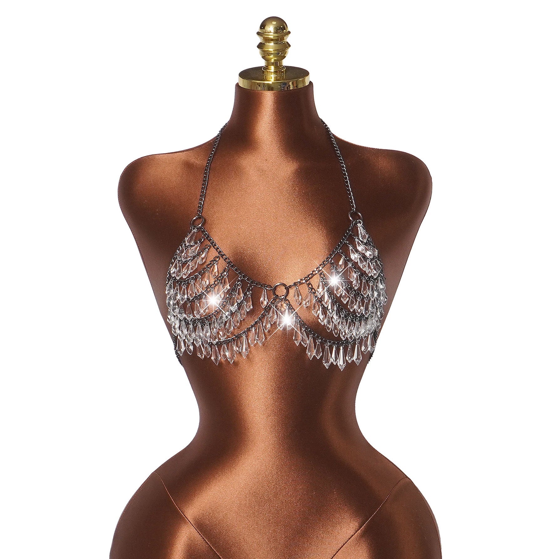 Pearl Sexy Halter Beach Collarbone Accessories Multi Layer Body Cha