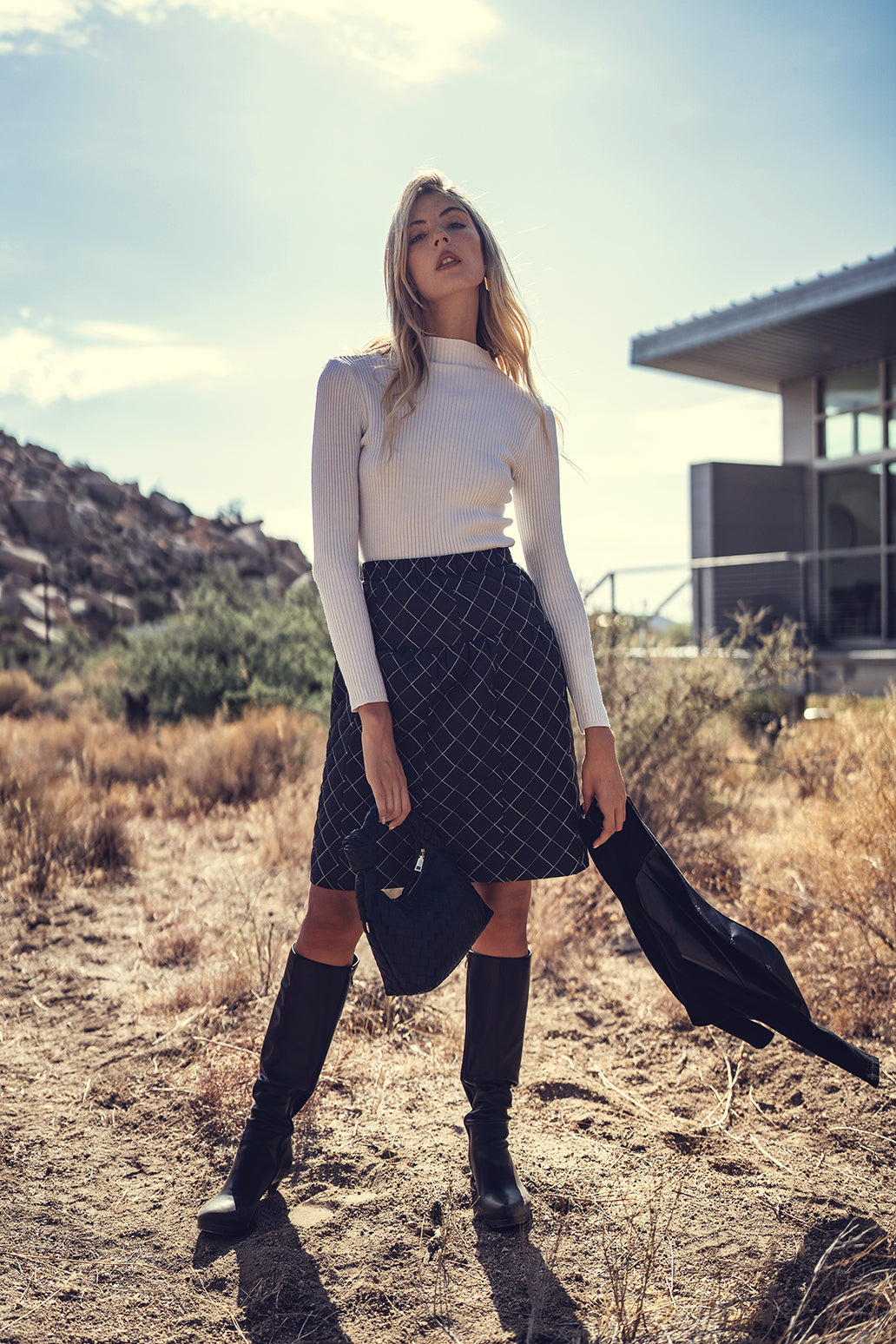 profile-nyc QUILTED SKIRT — main product shot