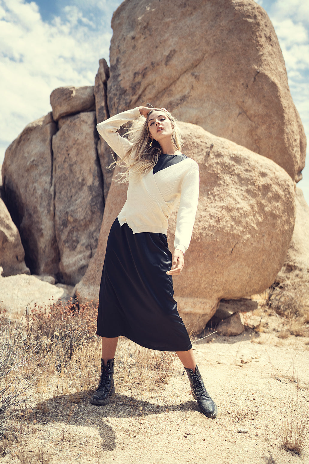 profile-nyc SLIP DRESS — back view