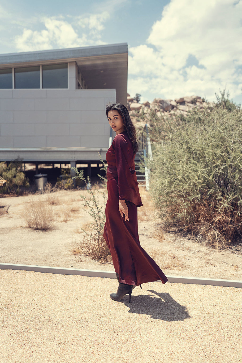 profile-nyc BELL SLEEVE DRESS — main product shot