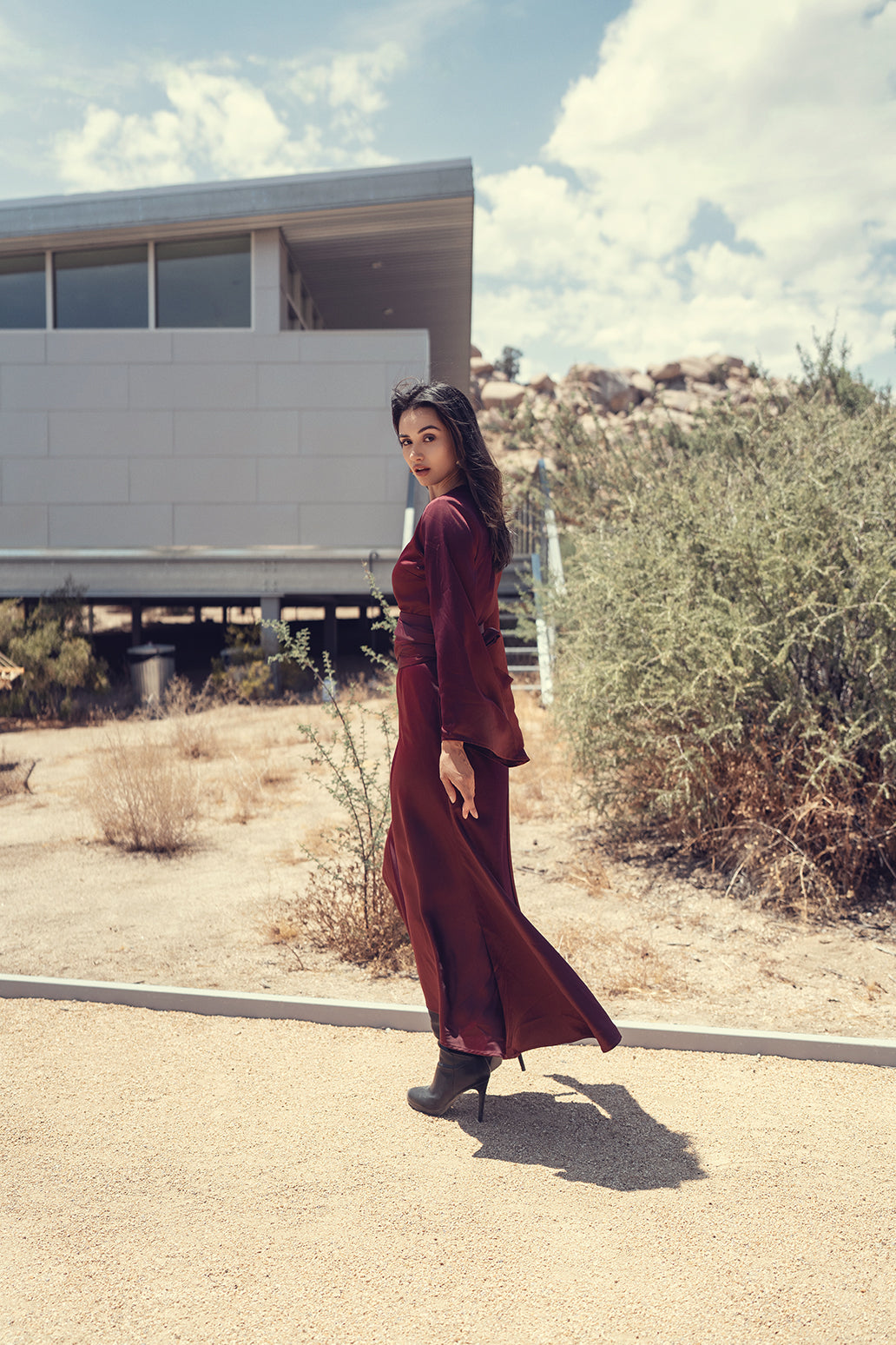 profile-nyc BELL SLEEVE DRESS — main product shot