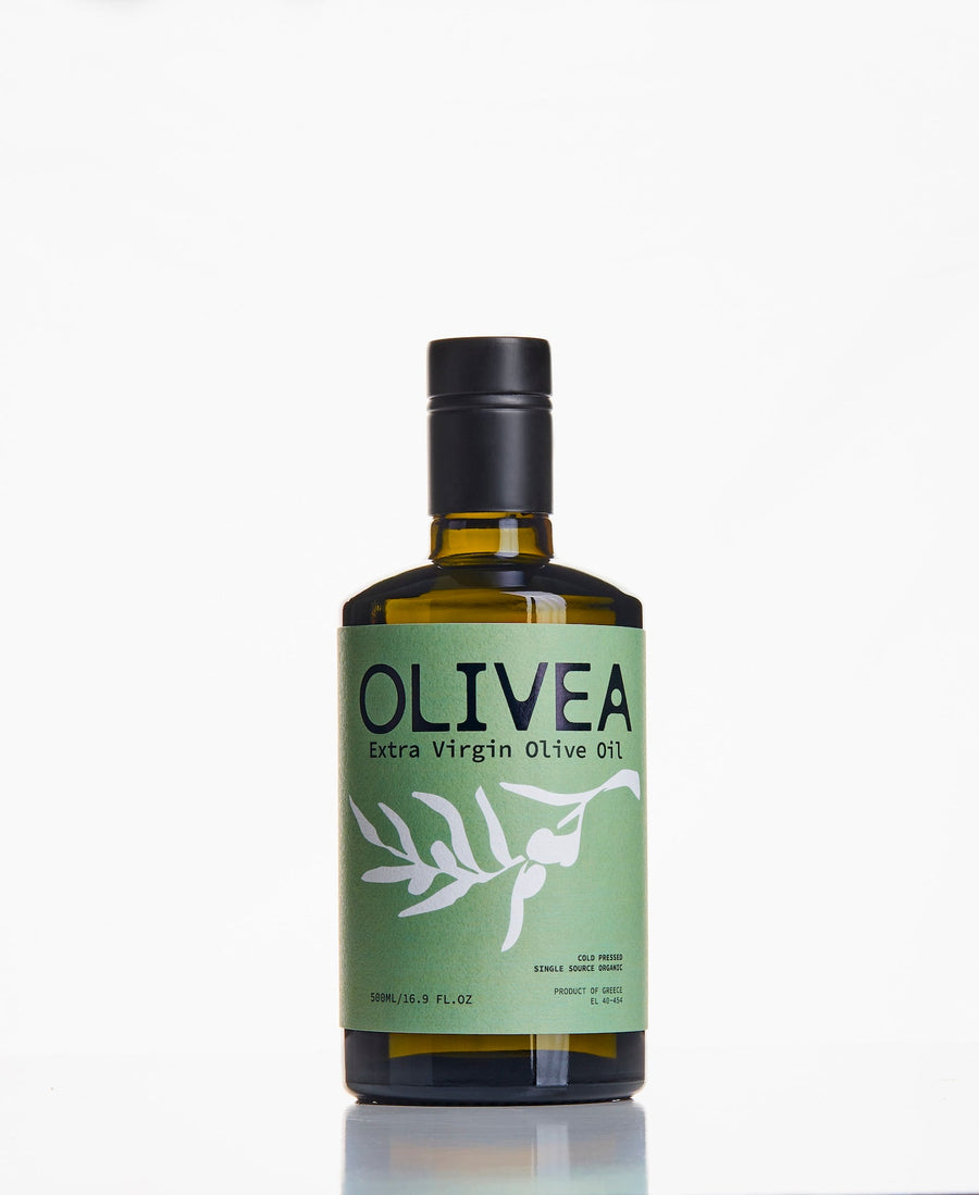 Olivea High Phenolic Extra Virgin Olive Oil bottle — 500+ mg/kg polyphenols, Greek early harvest EVOO