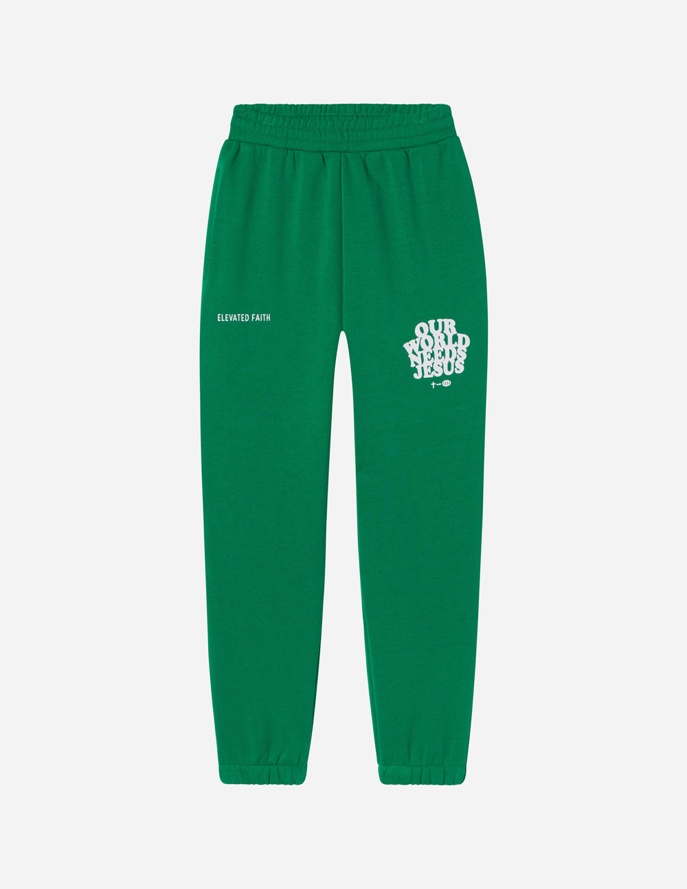 Elevated Faith Our World Needs Jesus Unisex Sweatpant — color detail