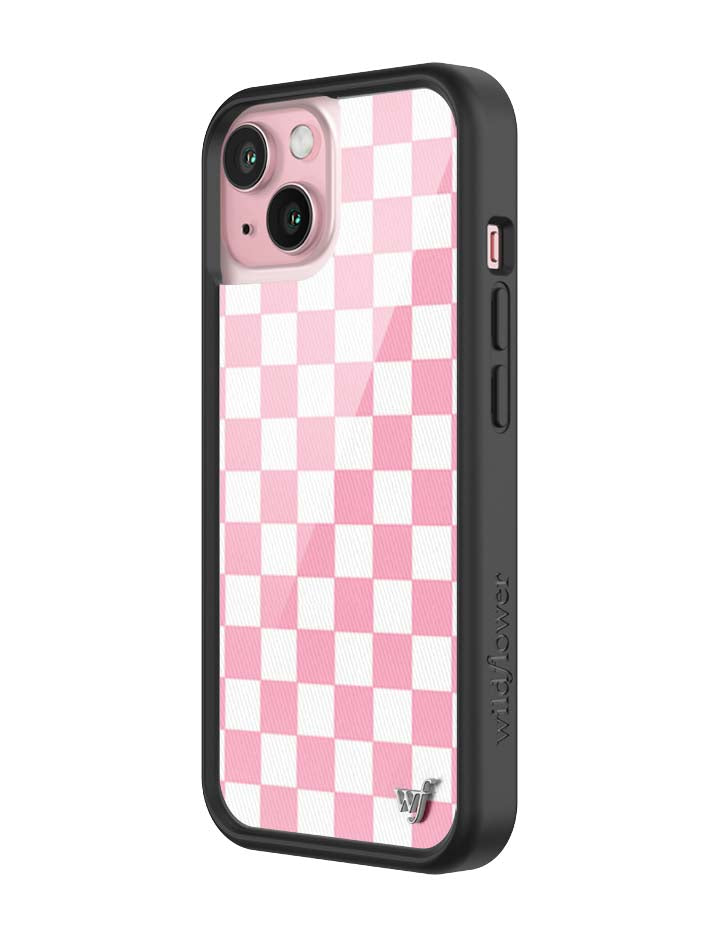 Wildflower Cases Checkers | Pink iPhone Case — packaging