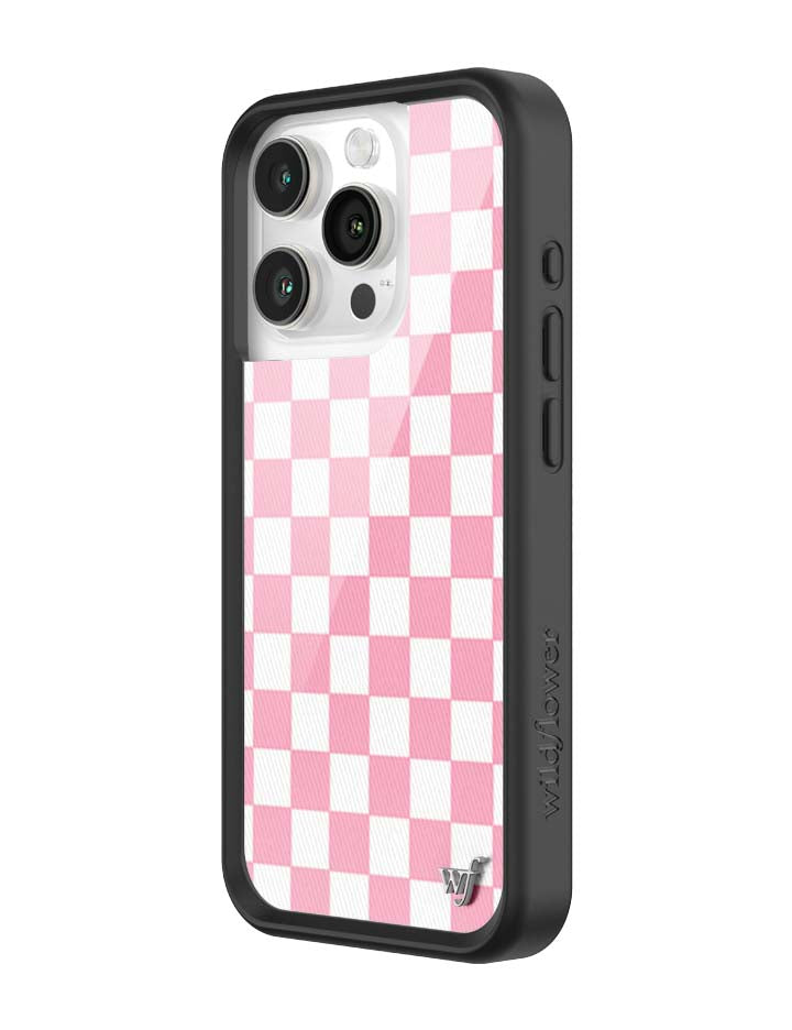 Wildflower Cases Checkers | Pink iPhone Case — size reference
