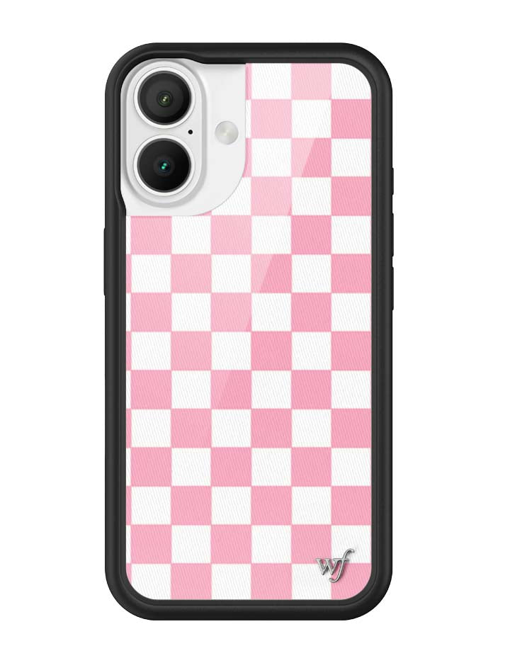 Wildflower Cases Checkers | Pink iPhone Case — main product shot