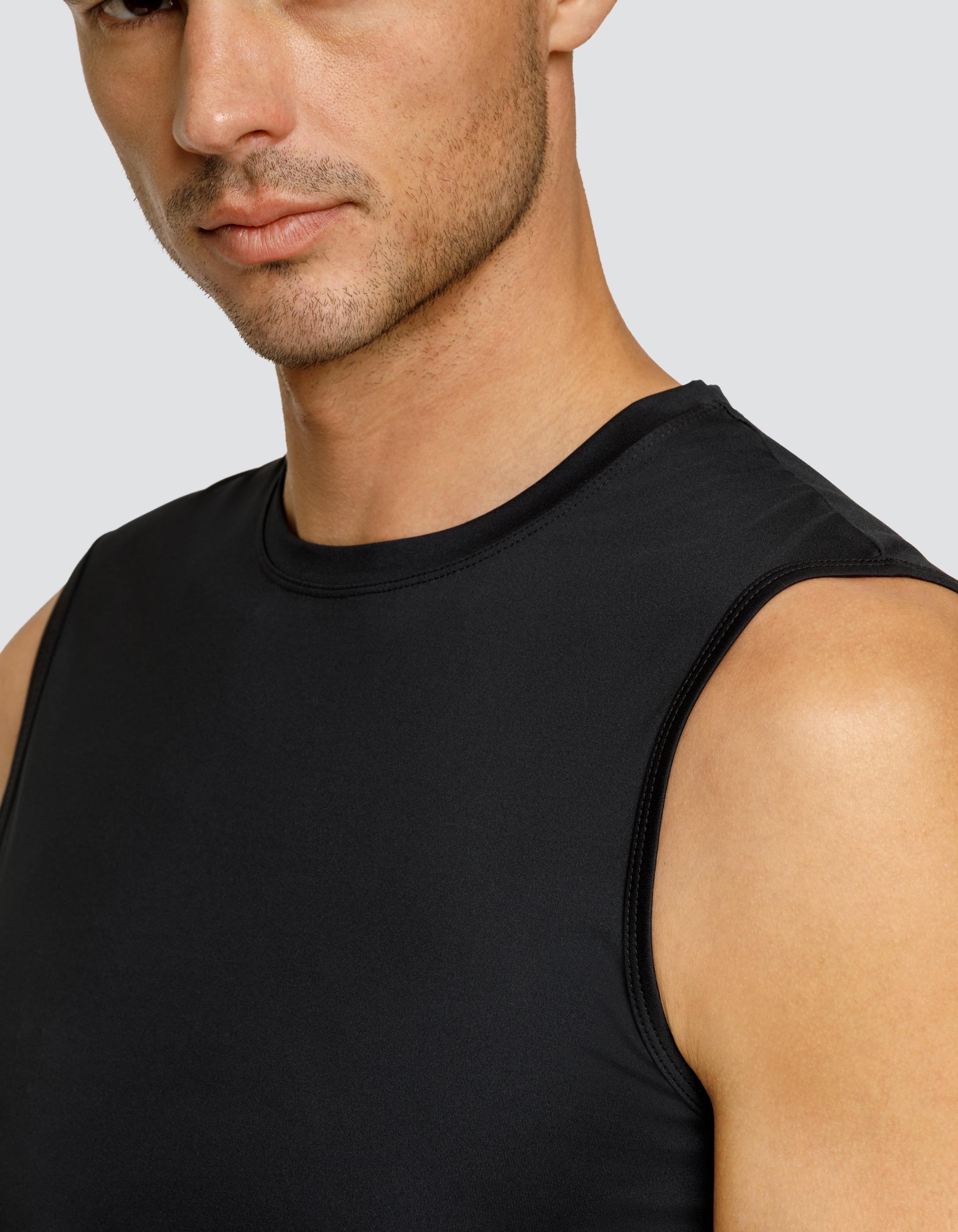 JOSH MUSCLE TANK - ONYX BLACK