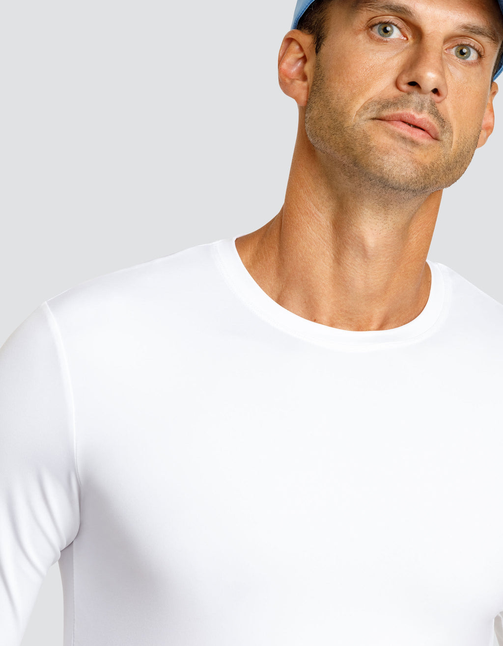 HENRY LONG SLEEVE TOP - CHALK WHITE