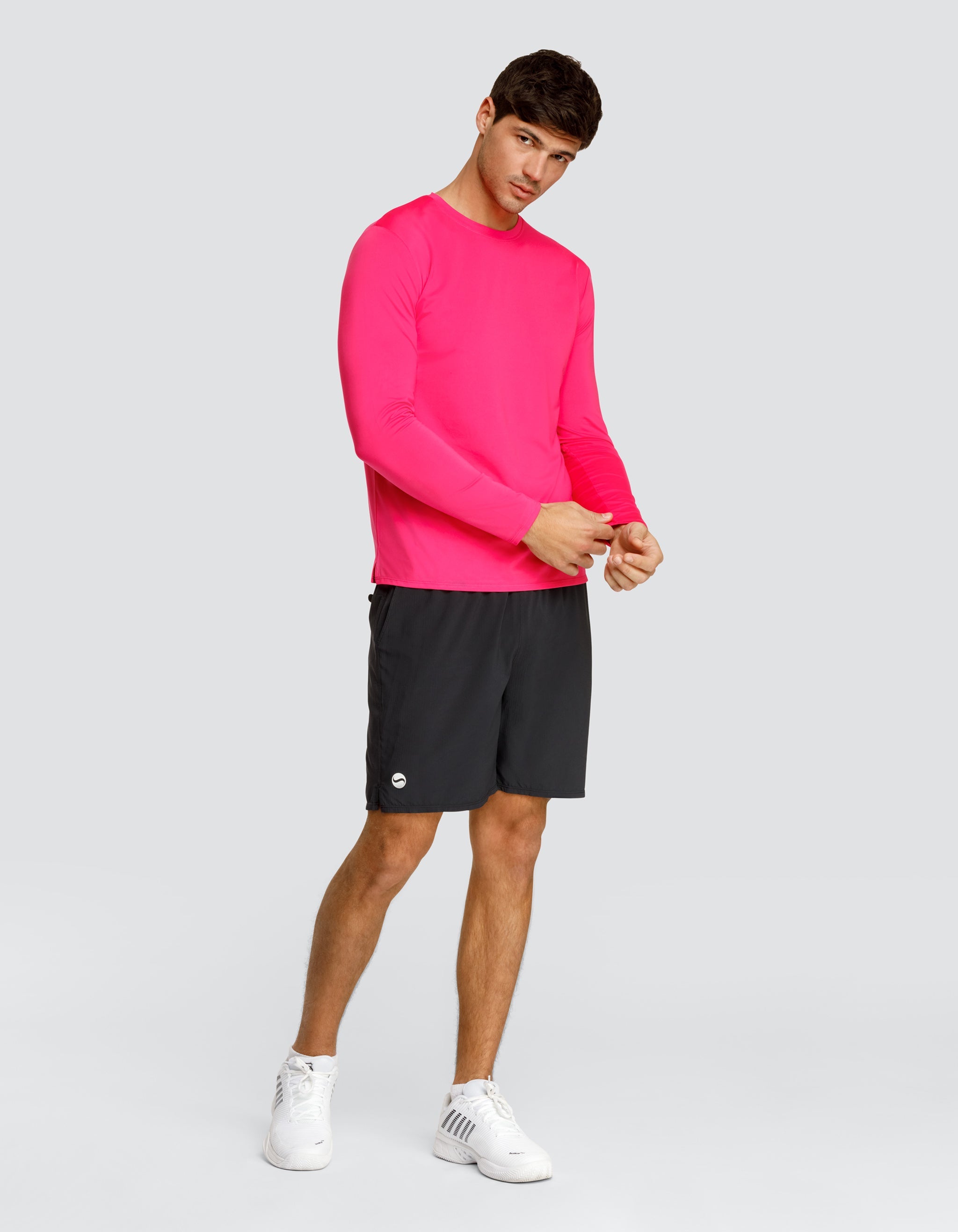 HENRY LONG SLEEVE TOP - VIVID PINK