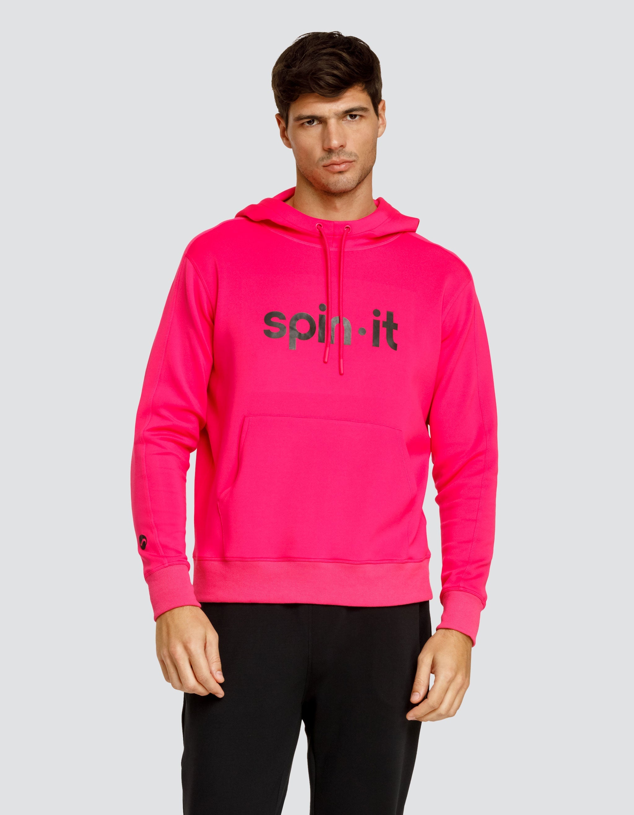 VADER LOGO SWEATSHIRT WITH HOOD - VIVID PINK