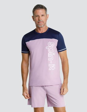 LIONEL SHORT SLEEVE TOP - LAVENDER MIST