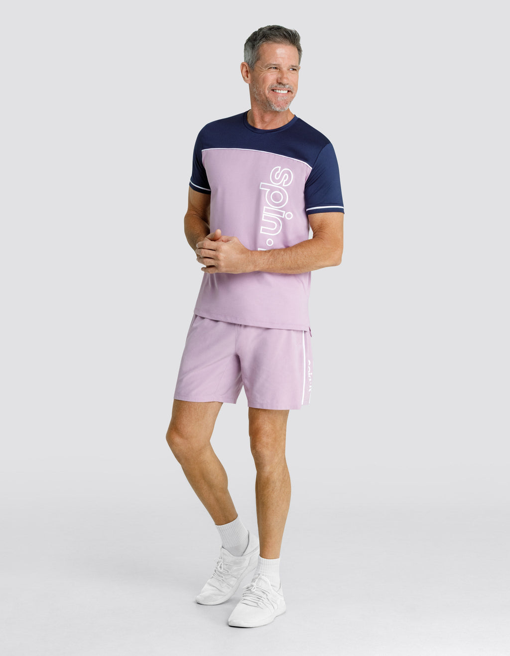 LIONEL SHORT SLEEVE TOP - LAVENDER MIST