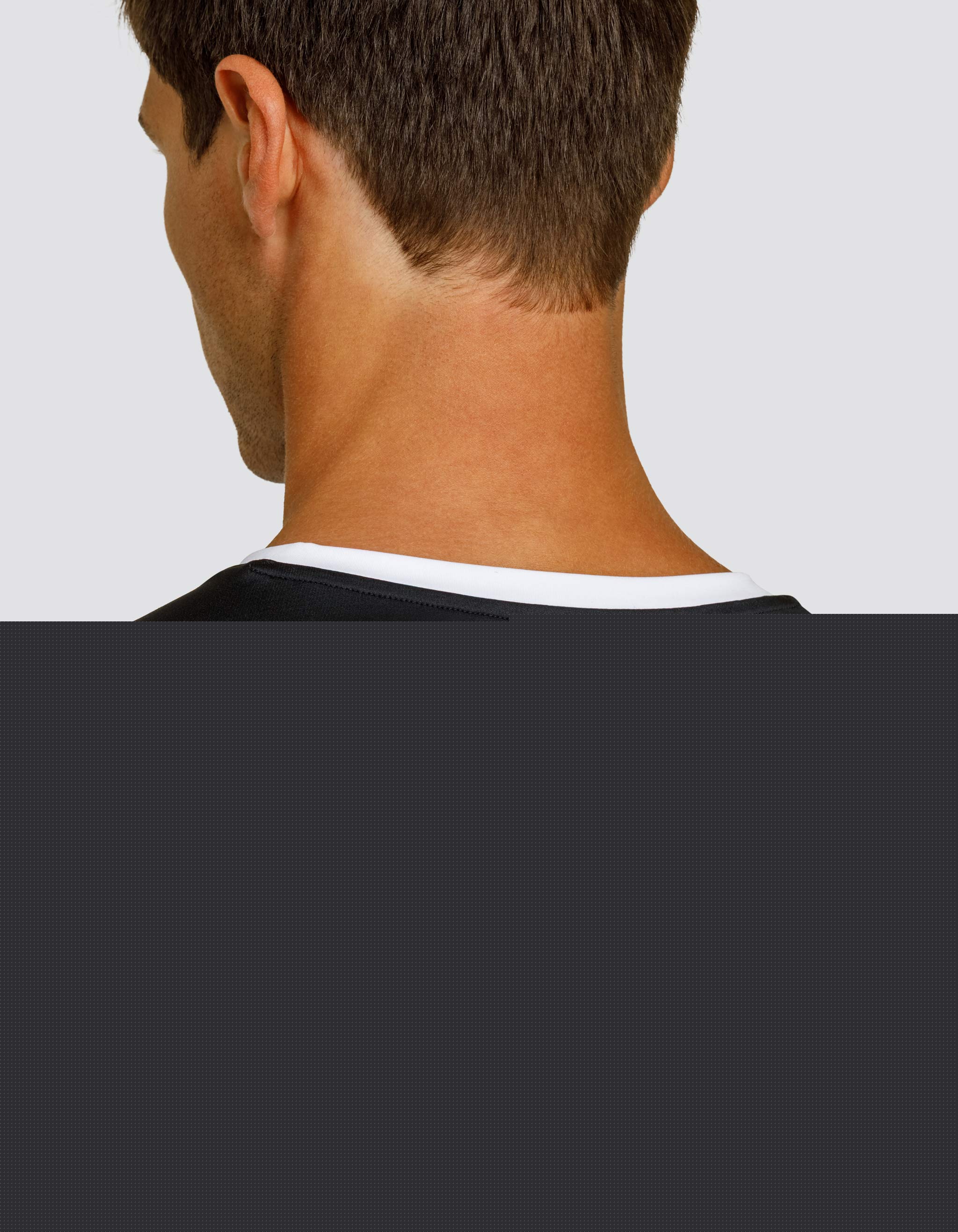 RONALDO SHORT SLEEVE TOP - ONYX BLACK