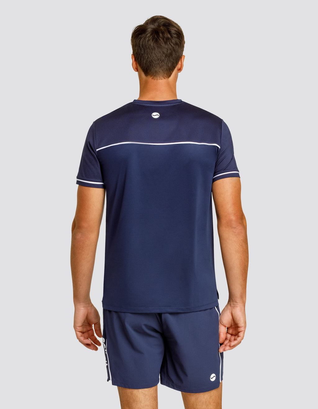 LIONEL SHORT SLEEVE TOP - NAVY BLUE