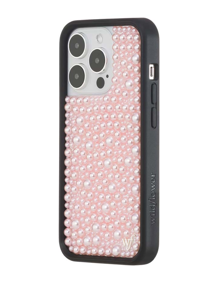 Wildflower Cases Pearl | Pink iPhone Case — product on model
