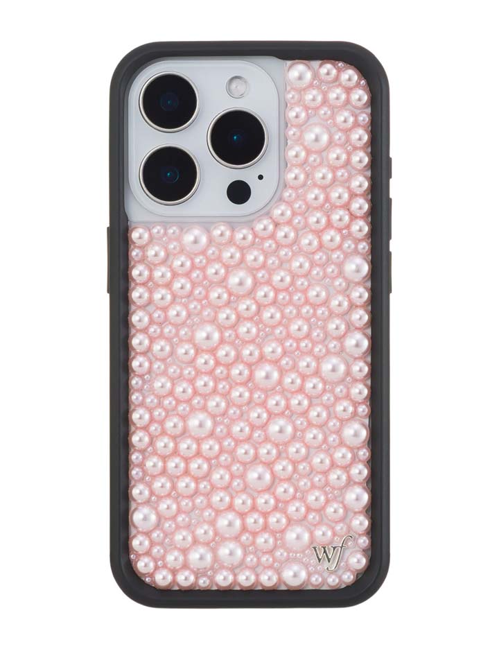 Wildflower Cases Pearl | Pink iPhone Case — in-use photo