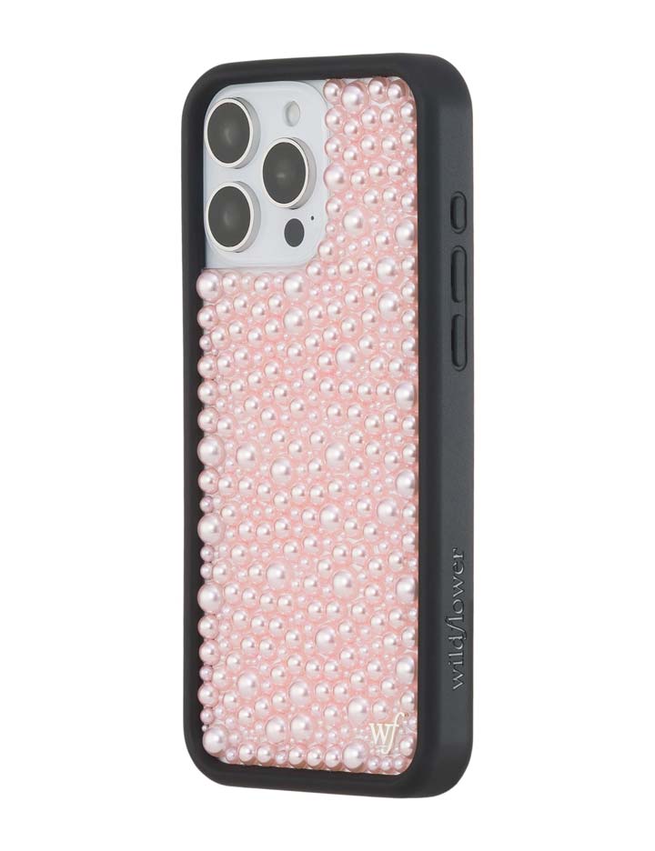 Wildflower Cases Pearl | Pink iPhone Case — comparison shot