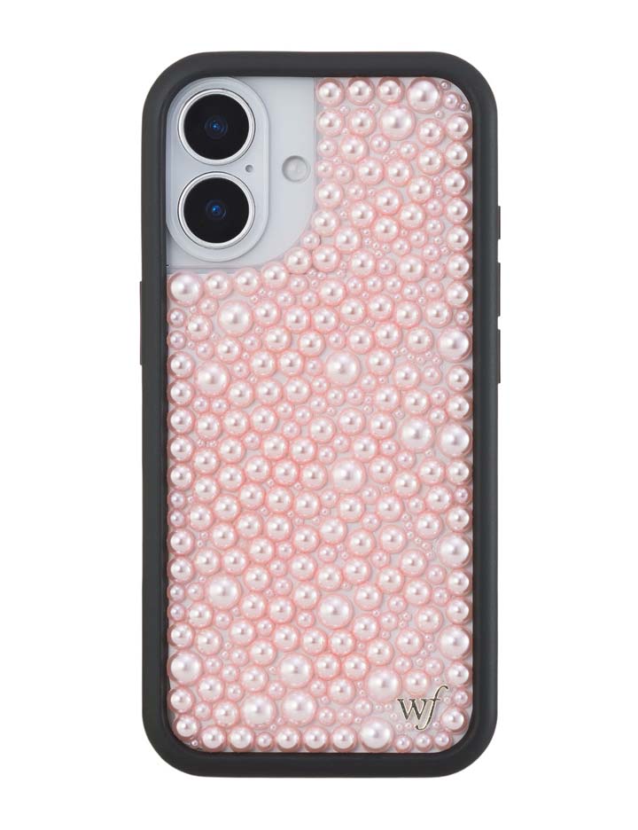 Wildflower Cases Pearl | Pink iPhone Case — in-use photo