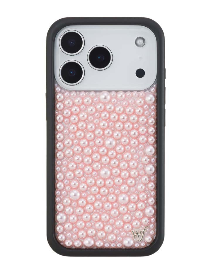 Wildflower Cases Pearl | Pink iPhone Case — side view