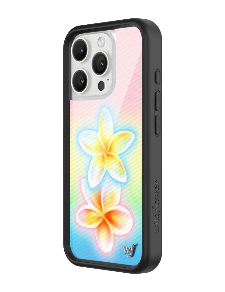 Wildflower Cases Pastel Plumeria iPhone Case — back view