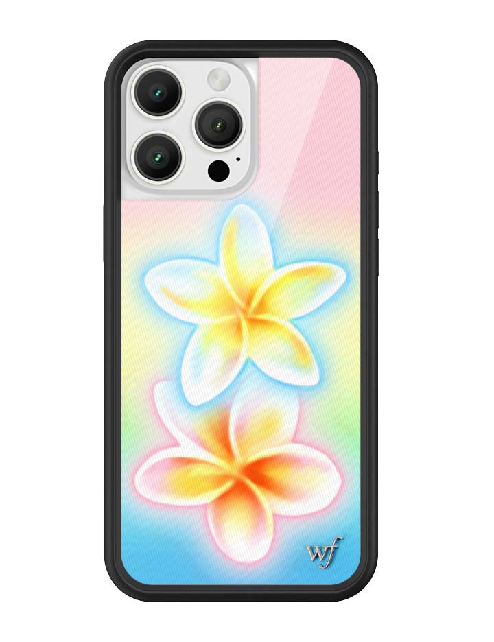 Wildflower Cases Pastel Plumeria iPhone Case — flat-lay composition