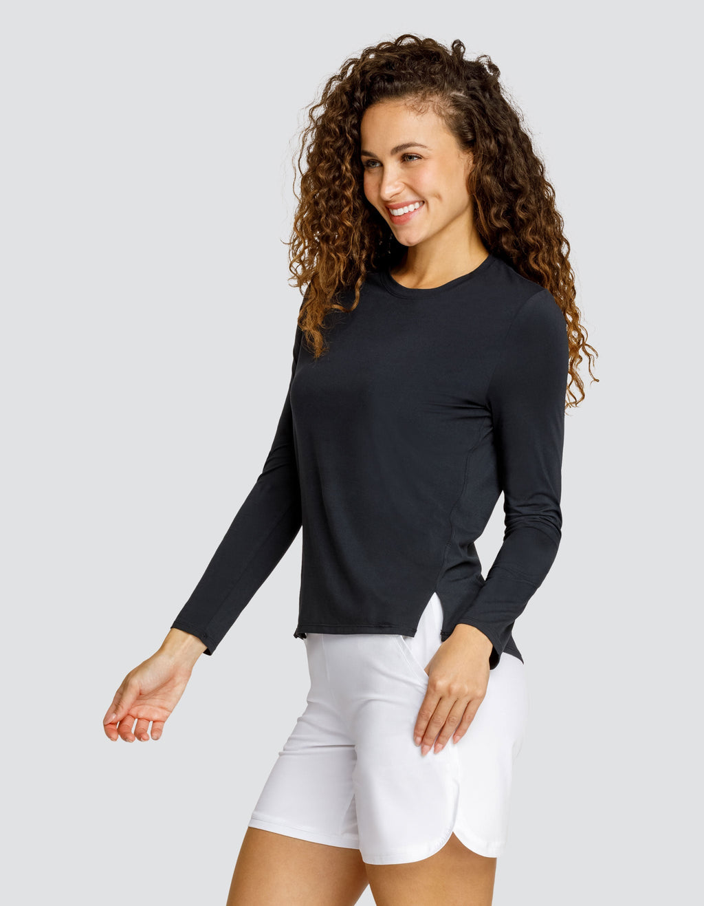 FRIDAY LONG SLEEVE TOP - ONYX BLACK