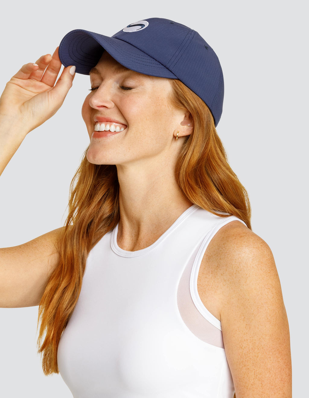 QUEENE CAP - NAVY BLUE CHALK LOGO