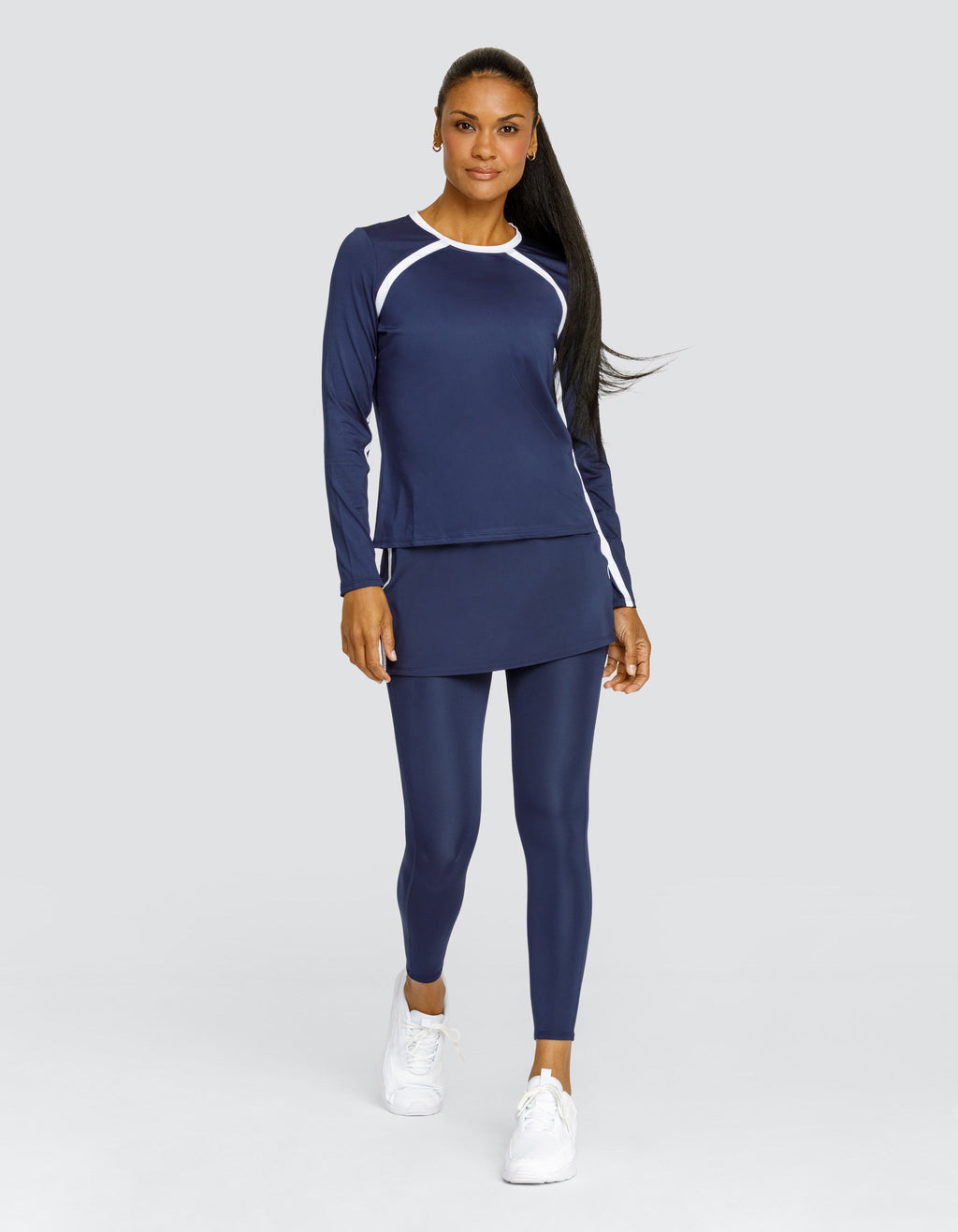 ANNIA SKIRTED LEGGING - NAVY BLUE