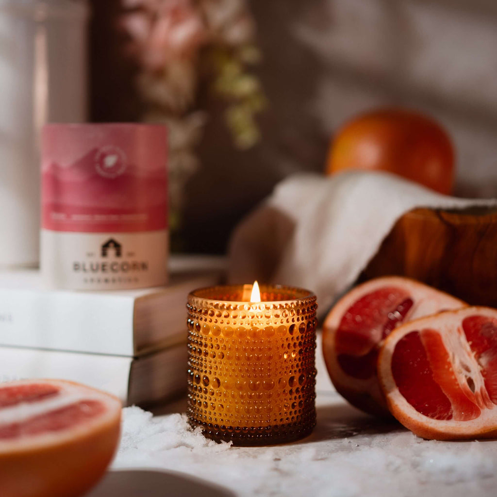 Bluecorn Candles Aromática Scented Candles — in-use context