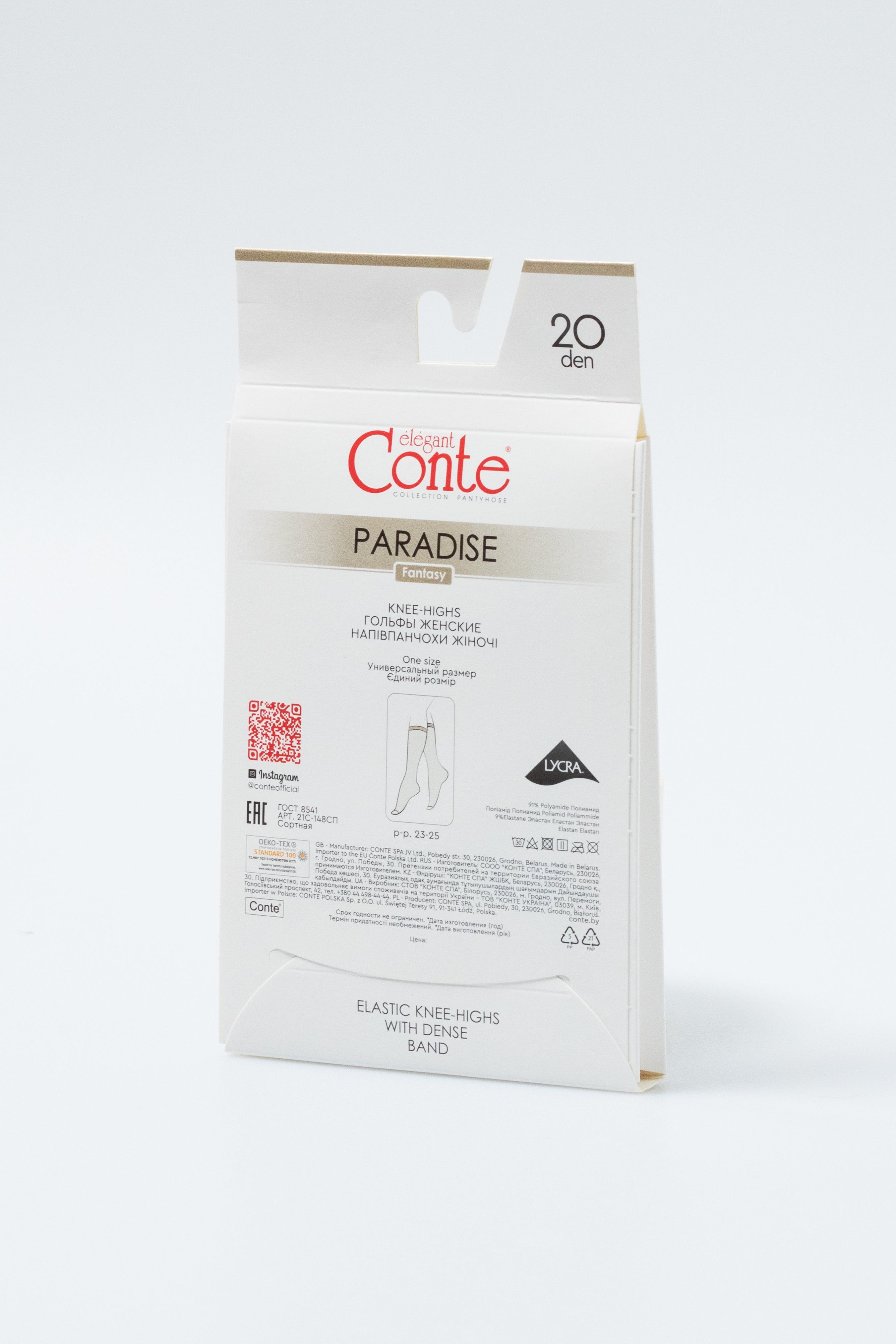 TheRanok.com Fantasy Knee Highs Conte Paradise — fabric or material detail