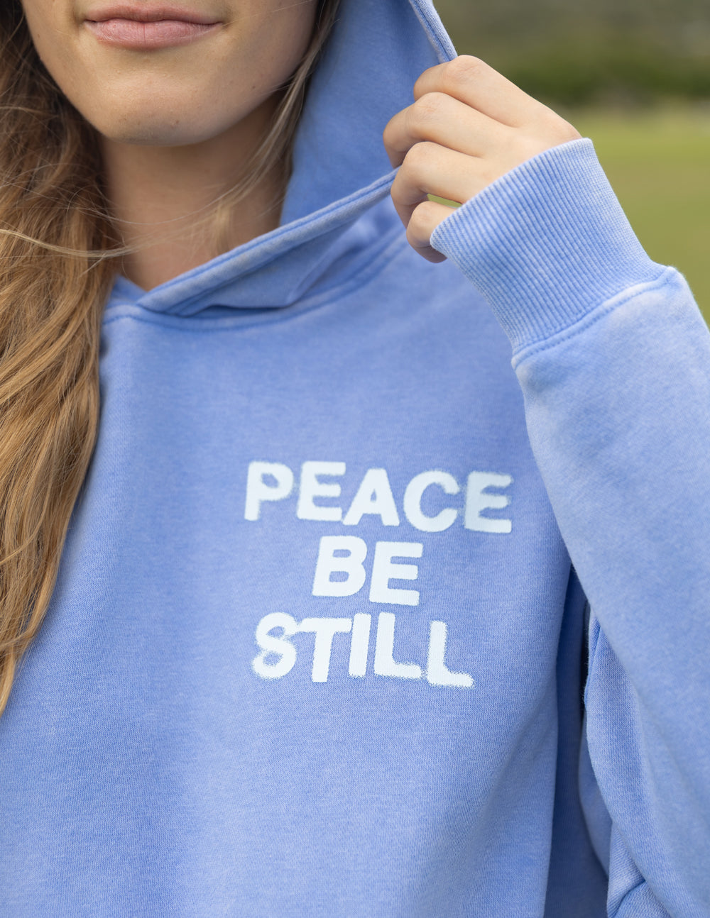 Elevated Faith Peace Be Still Unisex Hoodie — alternative angle