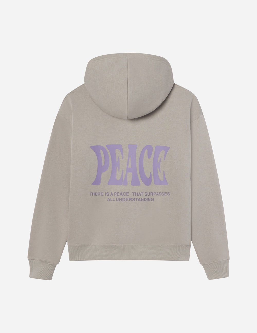Elevated Faith Peace Unisex Hoodie — product on model