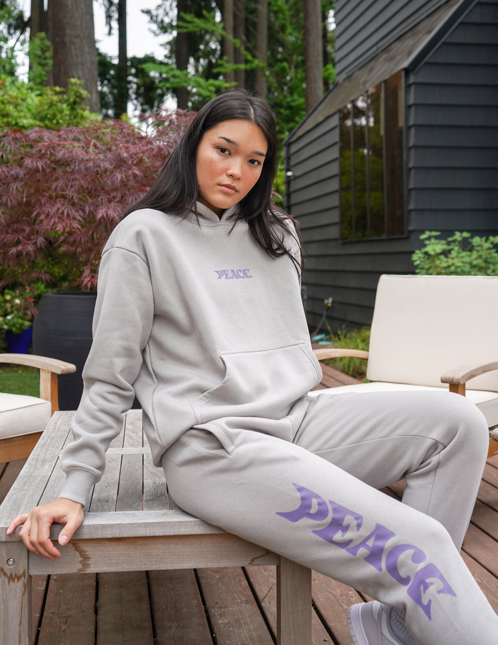 Elevated Faith Peace Unisex Sweatpant — back view