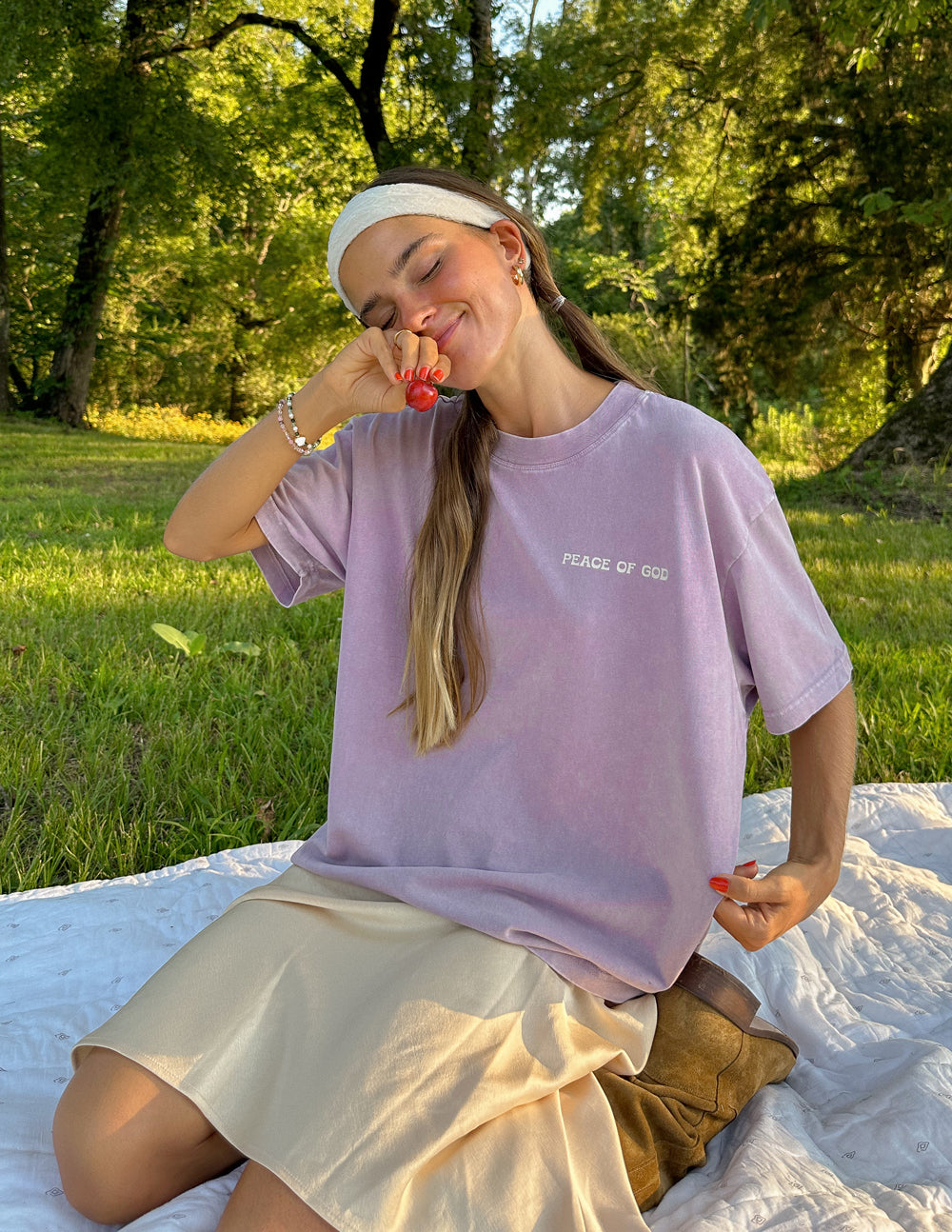 Elevated Faith Peace of God Unisex Tee — detail shot 6
