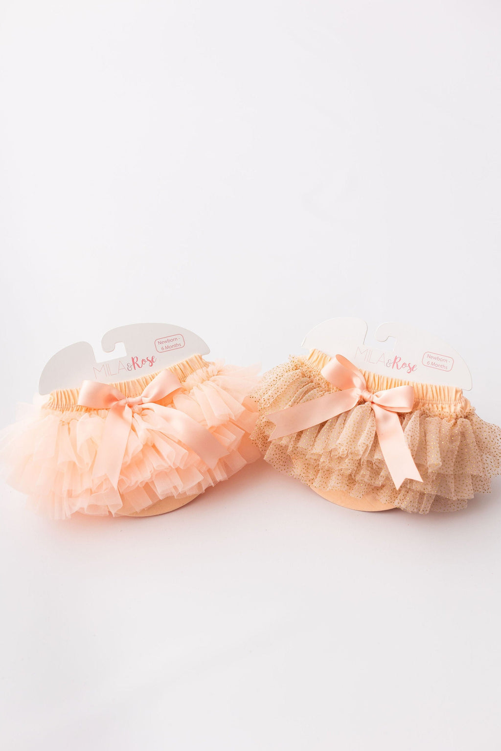 Mila & Rose ® Peach Tutu Bloomer — detail close-up