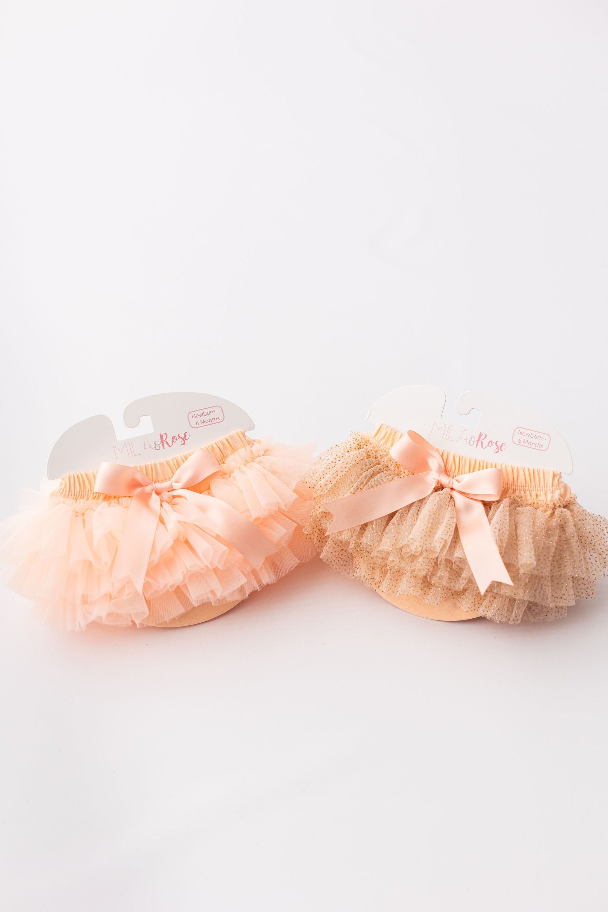 Mila & Rose ® Peach Tutu Bloomer — detail close-up