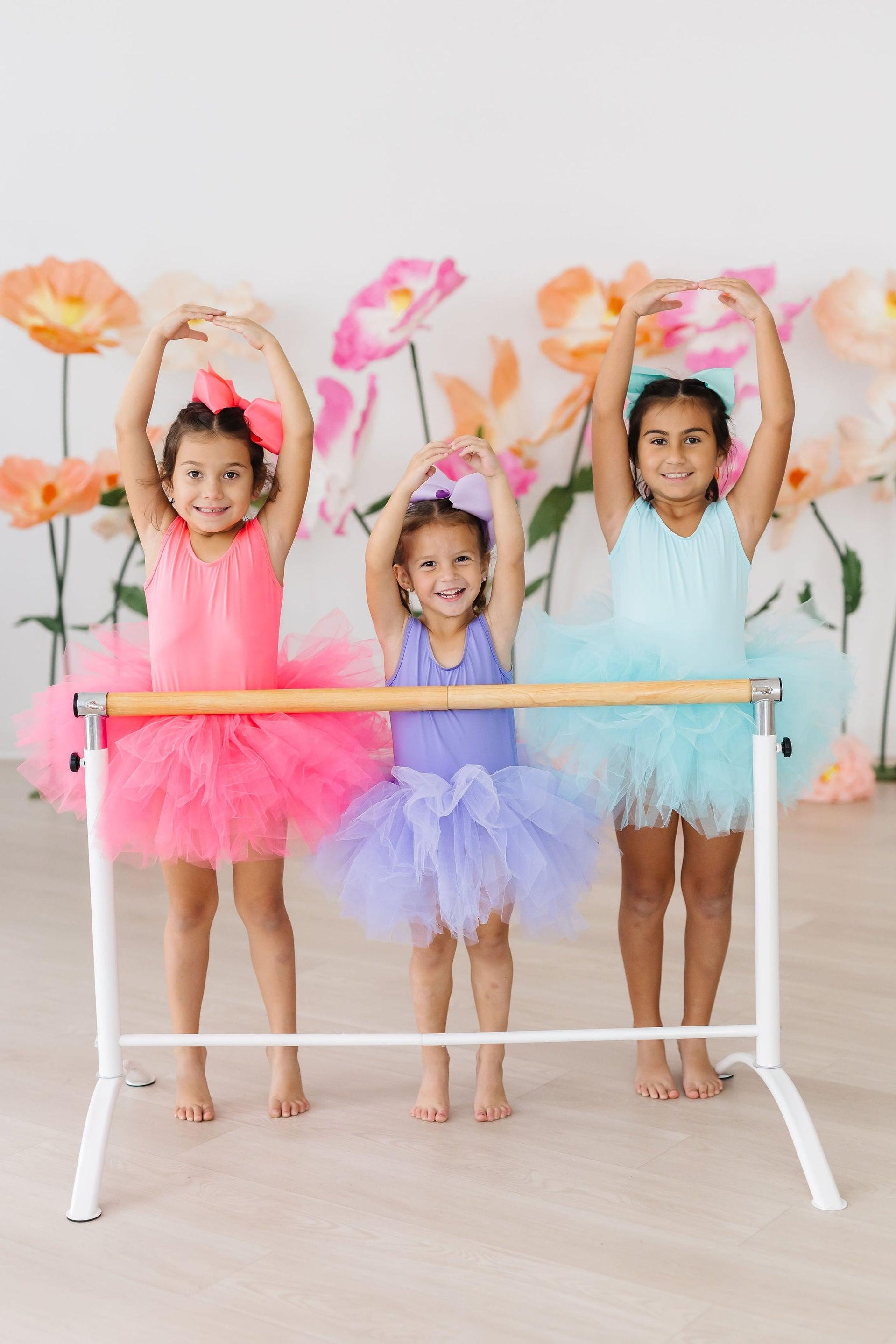 Mila & Rose ® Periwinkle Tank Tutu Leotard — detail close-up