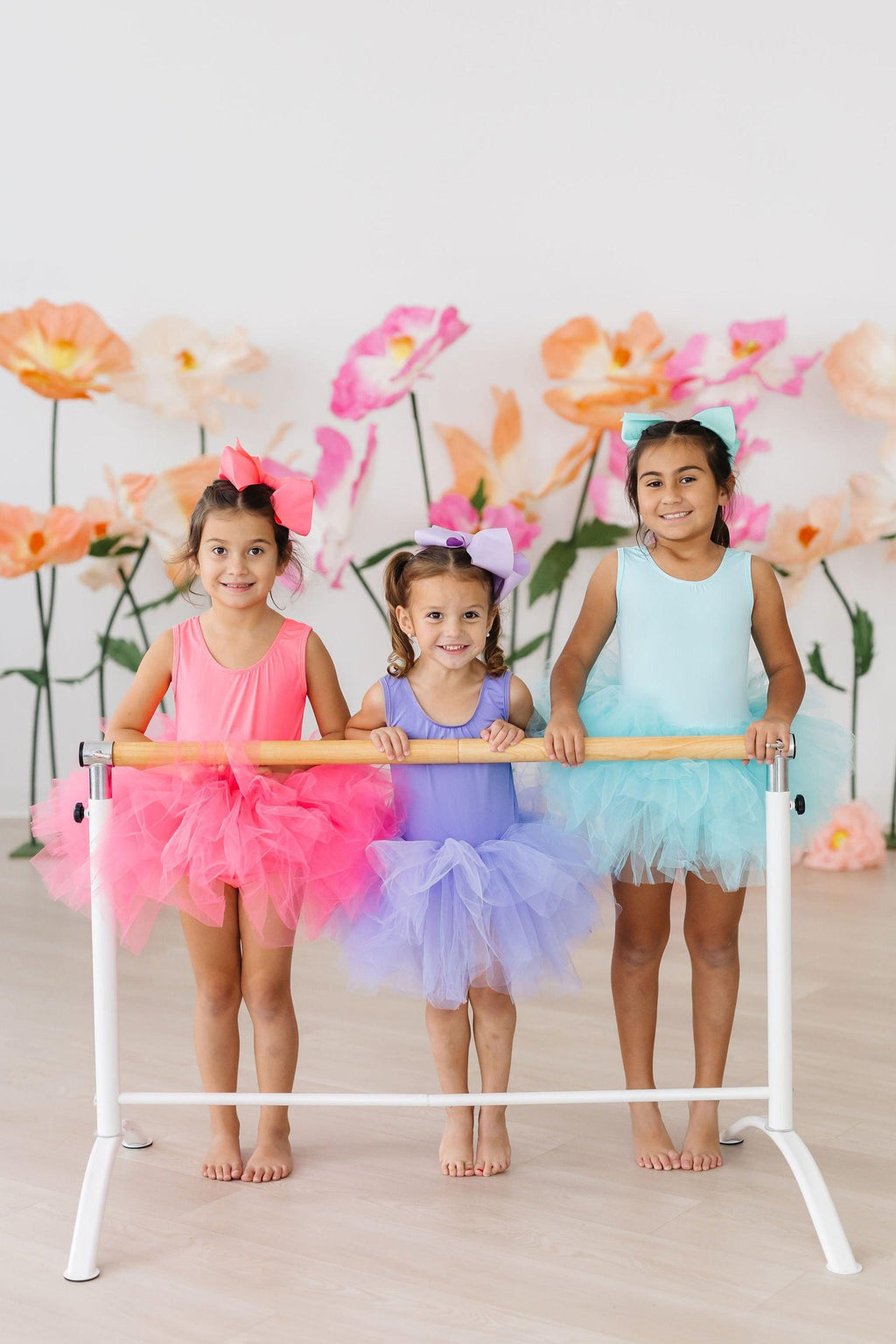 Mila & Rose ® Periwinkle Tank Tutu Leotard — side view