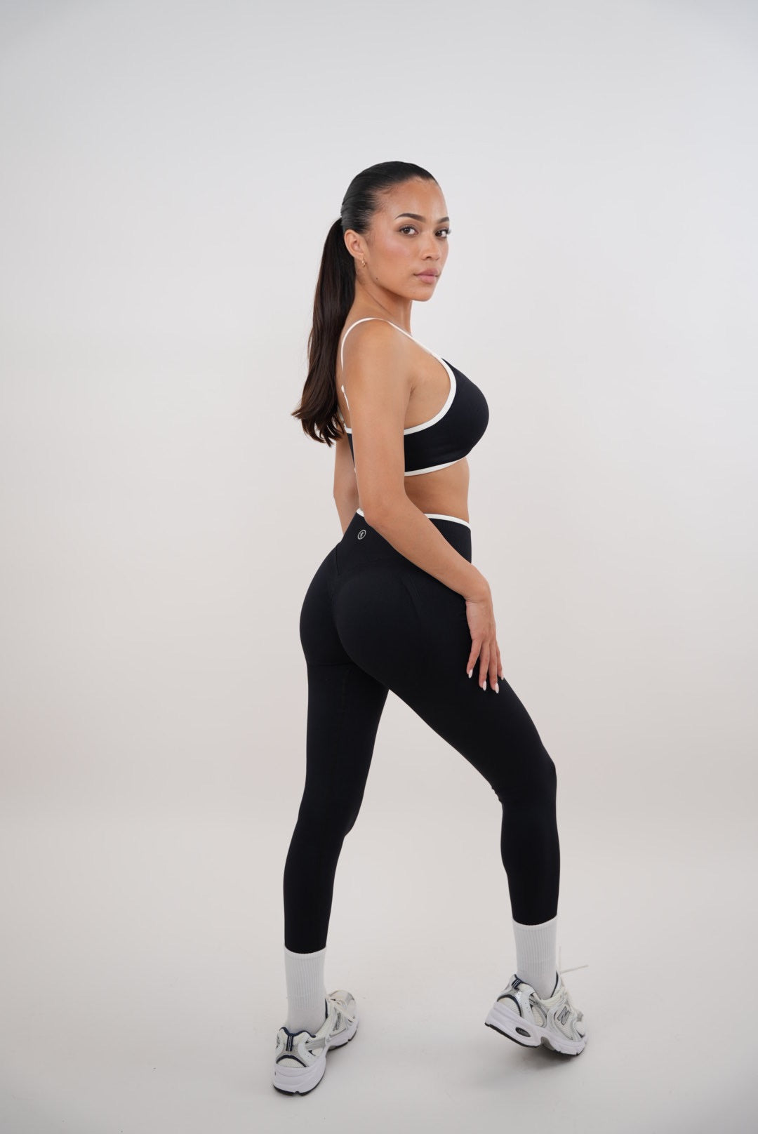 KIMITH BRAND Passion is Power Black Legging — back view