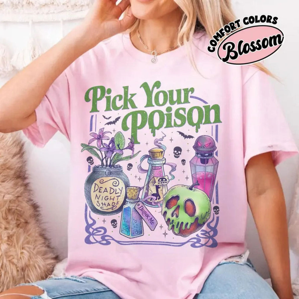 Pasimax 'Pick Your Poison' Vintage Disney Villain Tee — main product shot