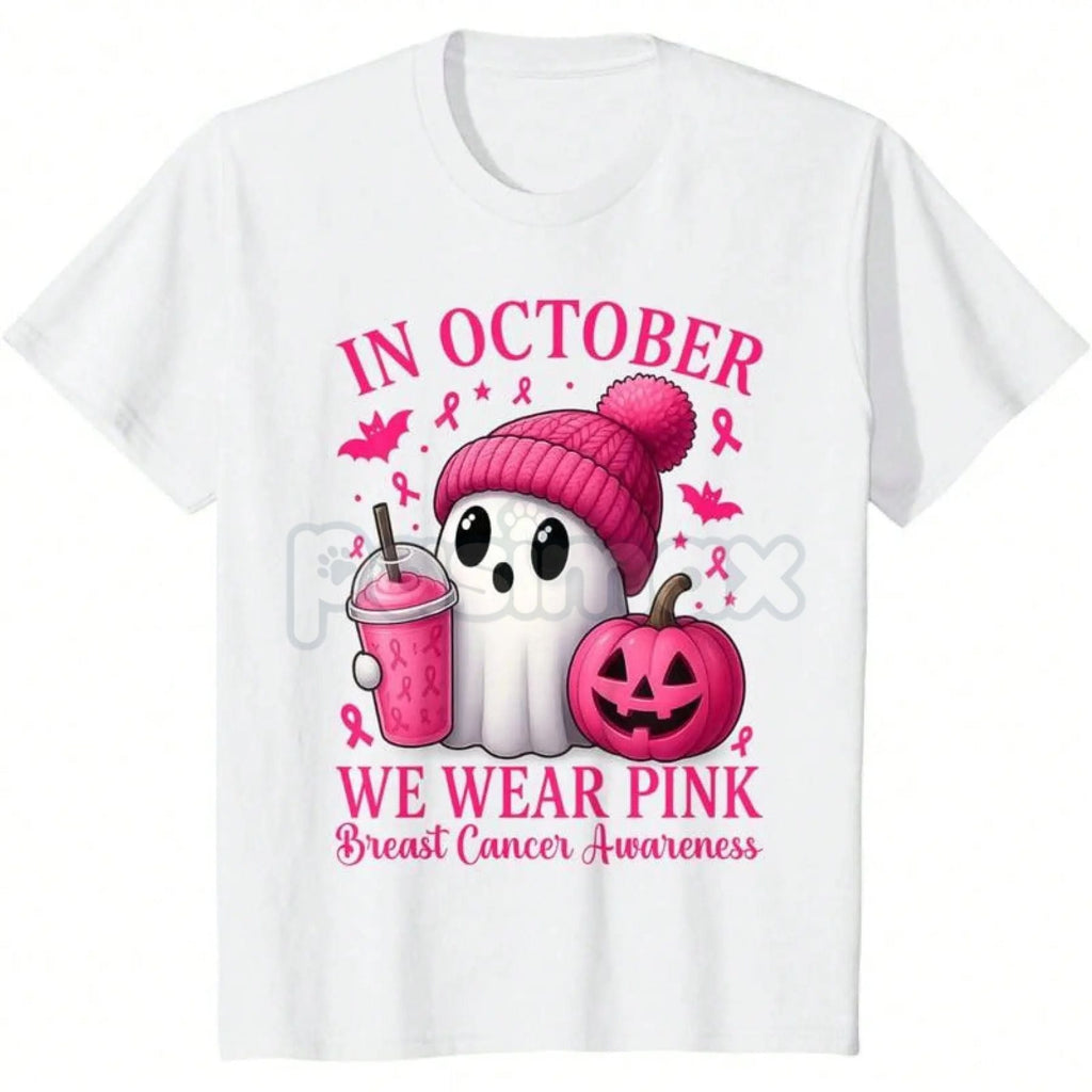 Pasimax Pink Power Halloween Awareness Shirt — main product shot