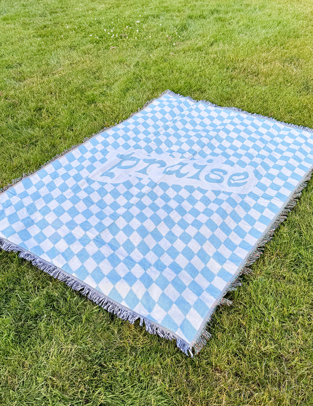 Elevated Faith Praise Throw Blanket — main product shot