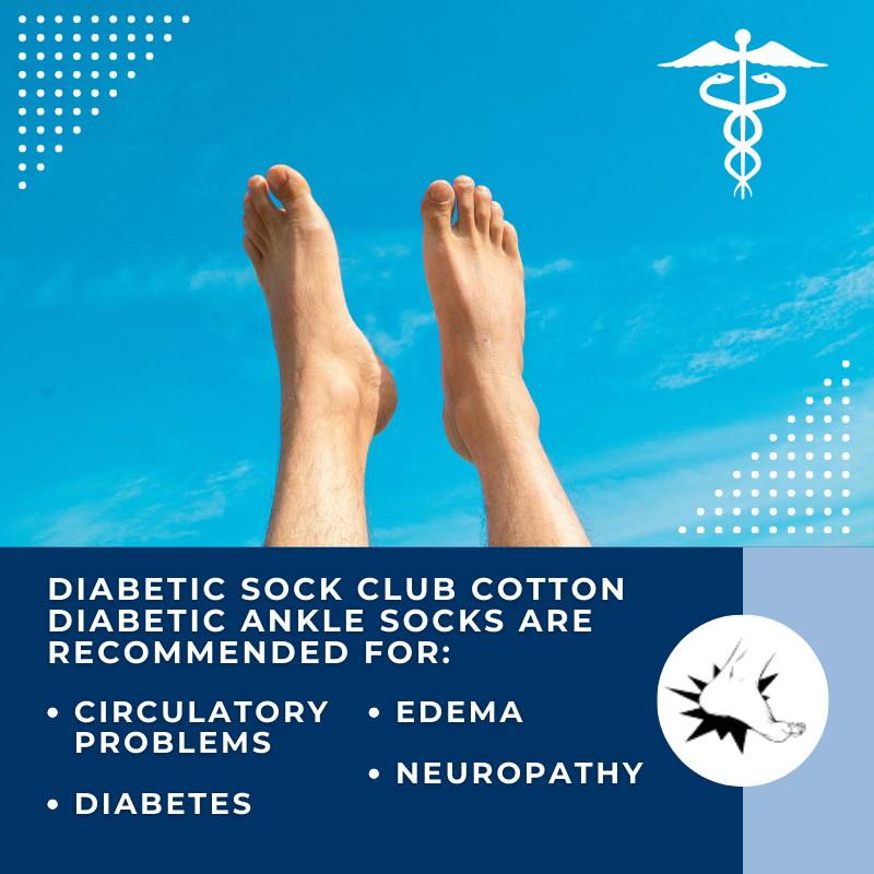 DSC Women's Cotton Diabetic Ankle Socks (6 Pair) — product on model
