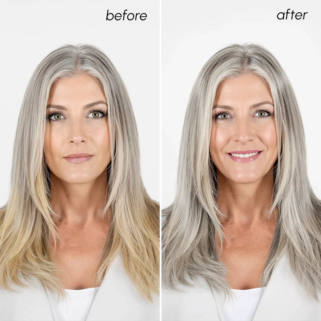 Maree Purple Mask for Blonde Hair — back view