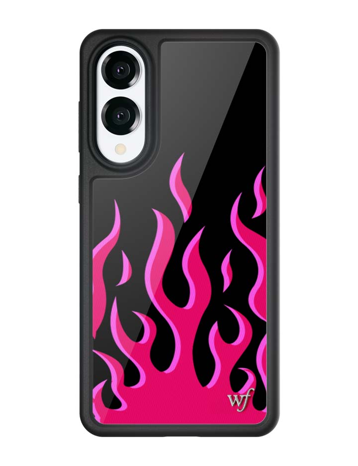 Wildflower Cases Flames | Black & Red Samsung Galaxy Case — lifestyle context