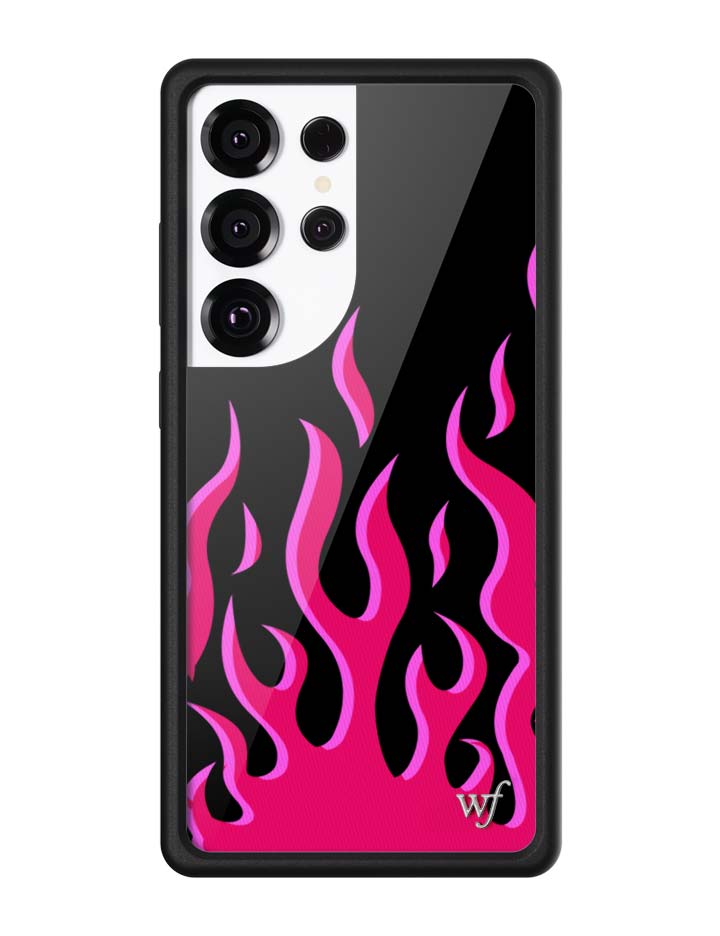 Wildflower Cases Flames | Black & Red Samsung Galaxy Case — main product shot