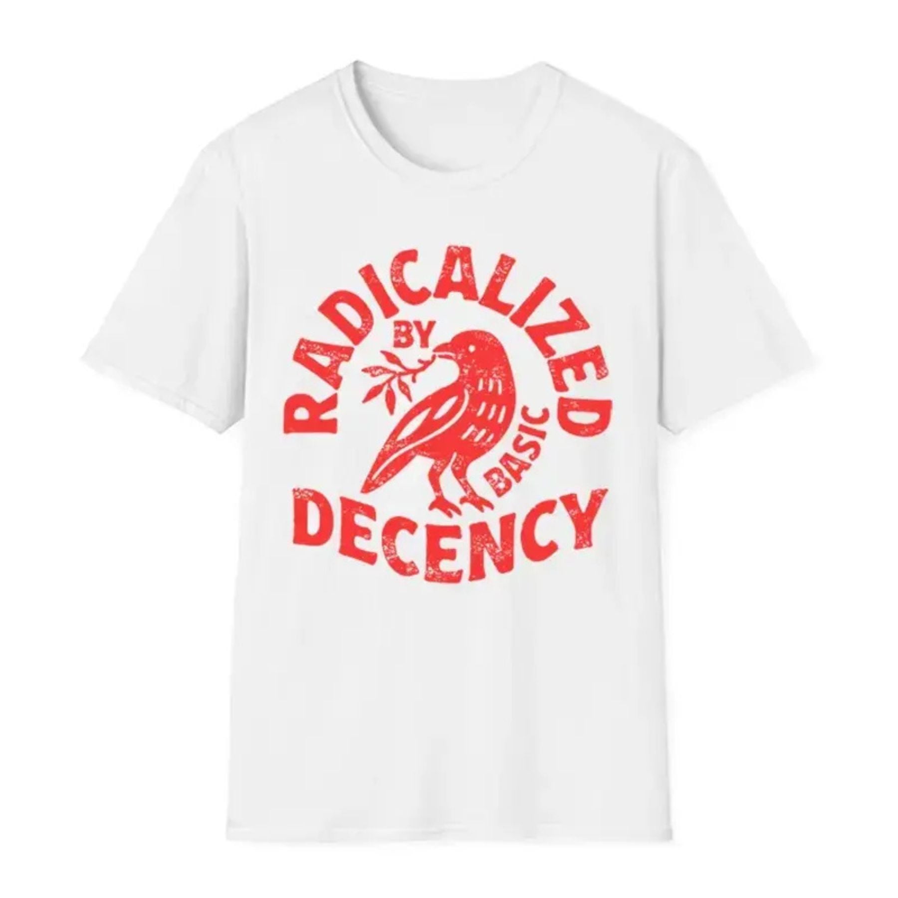 Pasimax "Radicalized By Basic Decency" T-Shirt — main product shot